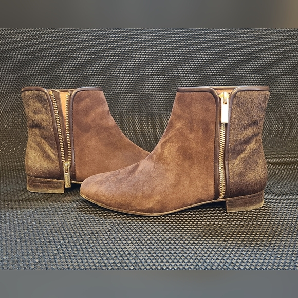 Louise et Cie Suede and Calf Hair Boots - Picture 7 of 11